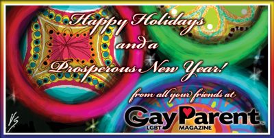 Gay Parent magazine 2011 holiday card