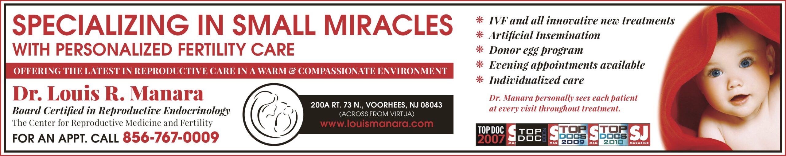 Dr. Louis Manara Banner