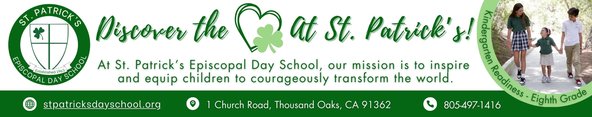 St. Patrick’s Episcopal Day School banner