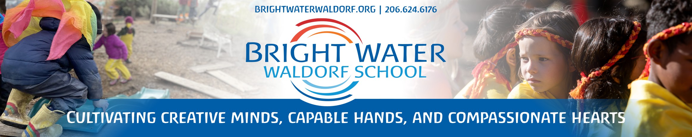 Bright Water Waldorf School banner ad
