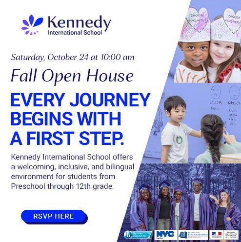 Kennedy International School Side Banner ad
